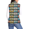 Cassette Tape Women's Padded Vest