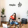 2pcs/set Creative Music Metal Wall Decor