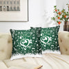 Green Music Christmas Peach Skin Pillowcase Set