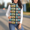 Cassette Tape Women's Padded Vest