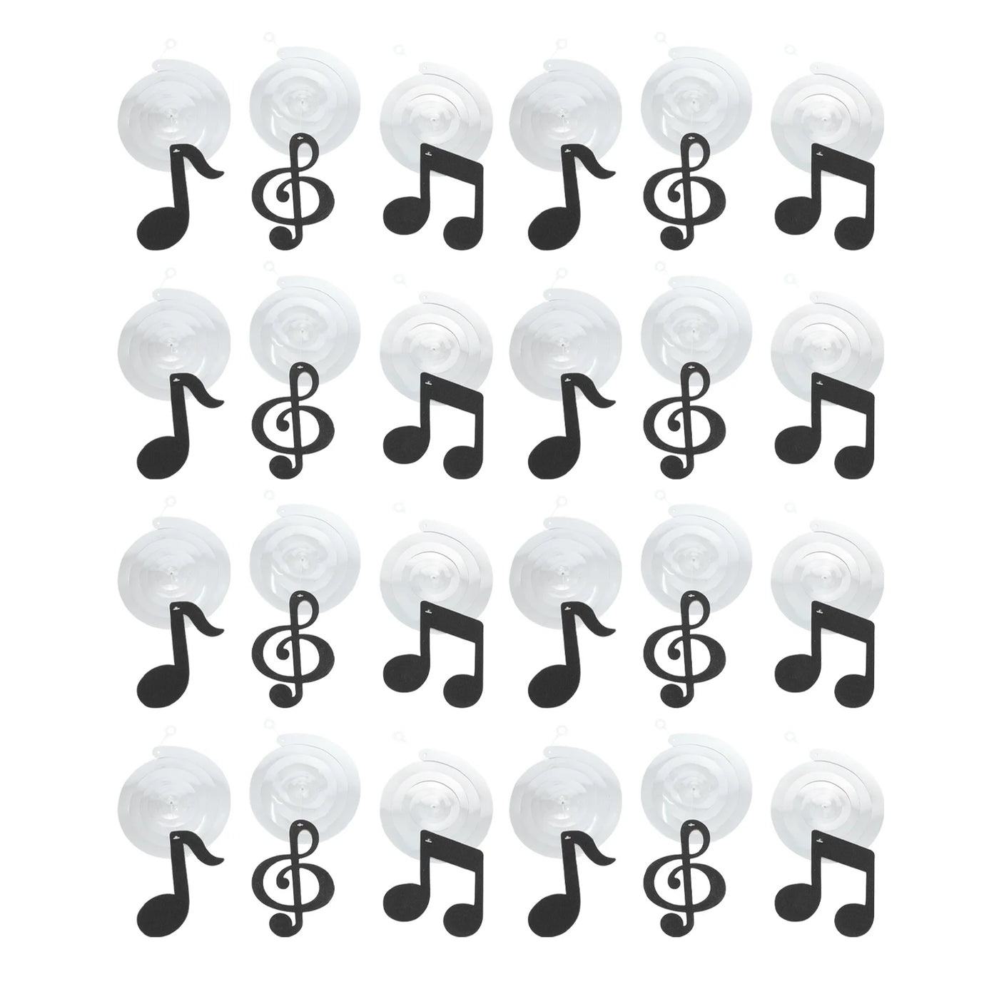 24pcs Music Hanging Swirl Deco Set