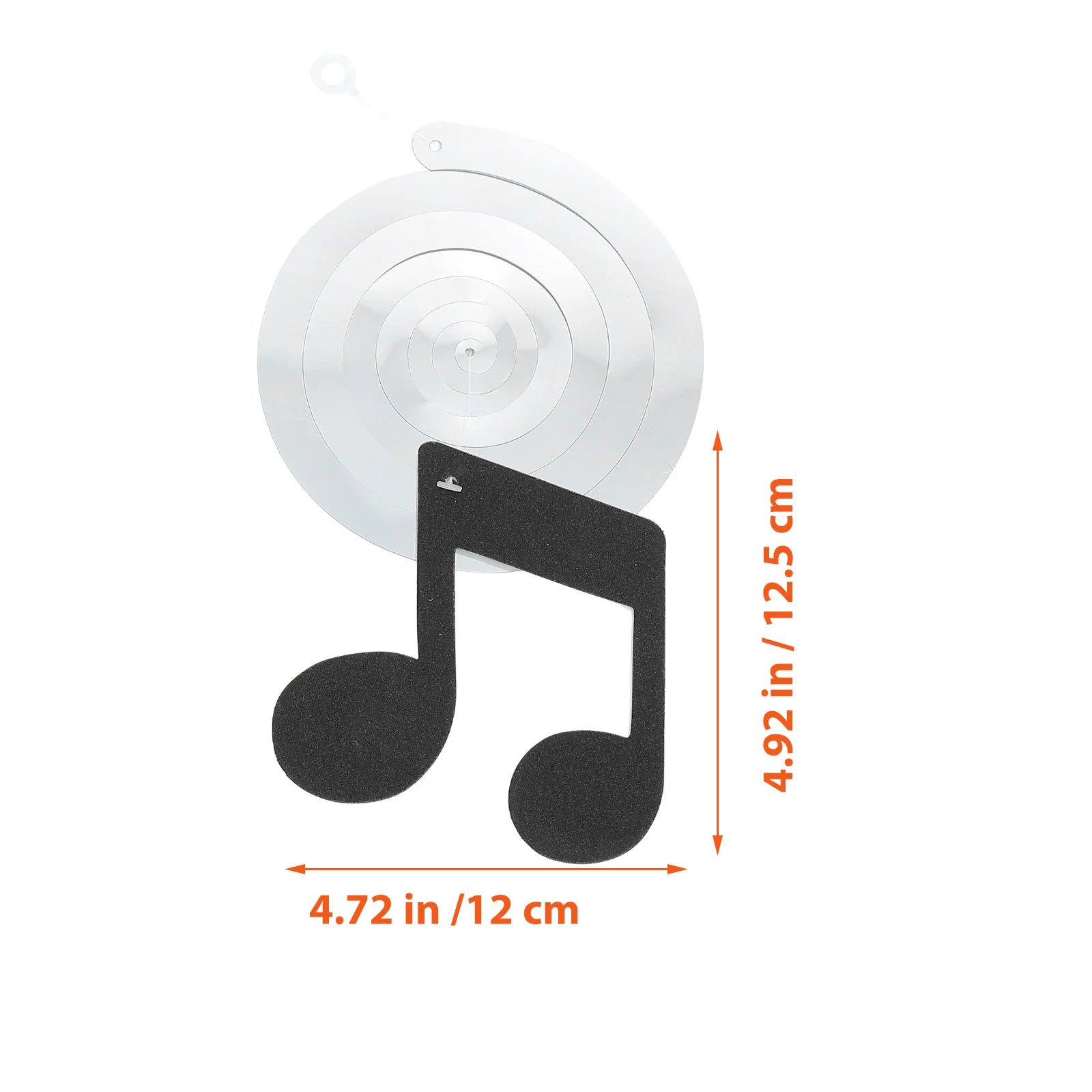 24pcs Music Hanging Swirl Deco Set