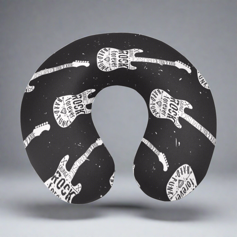 Rock Guitar U-Shaped Travel Neck Pillow