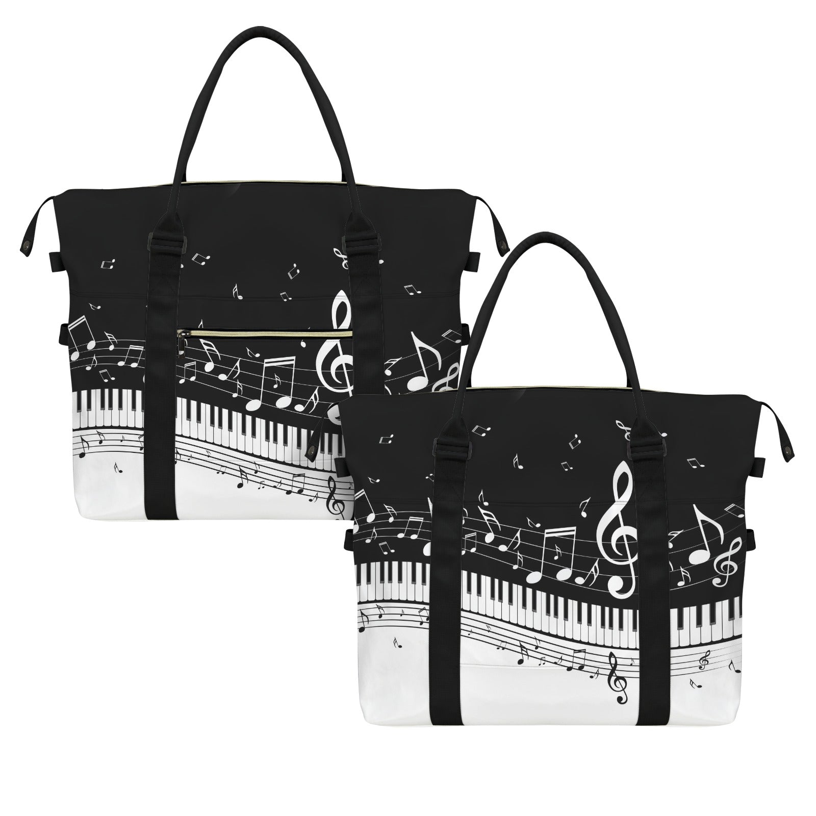 Classic Piano & Music Large Travel Bag