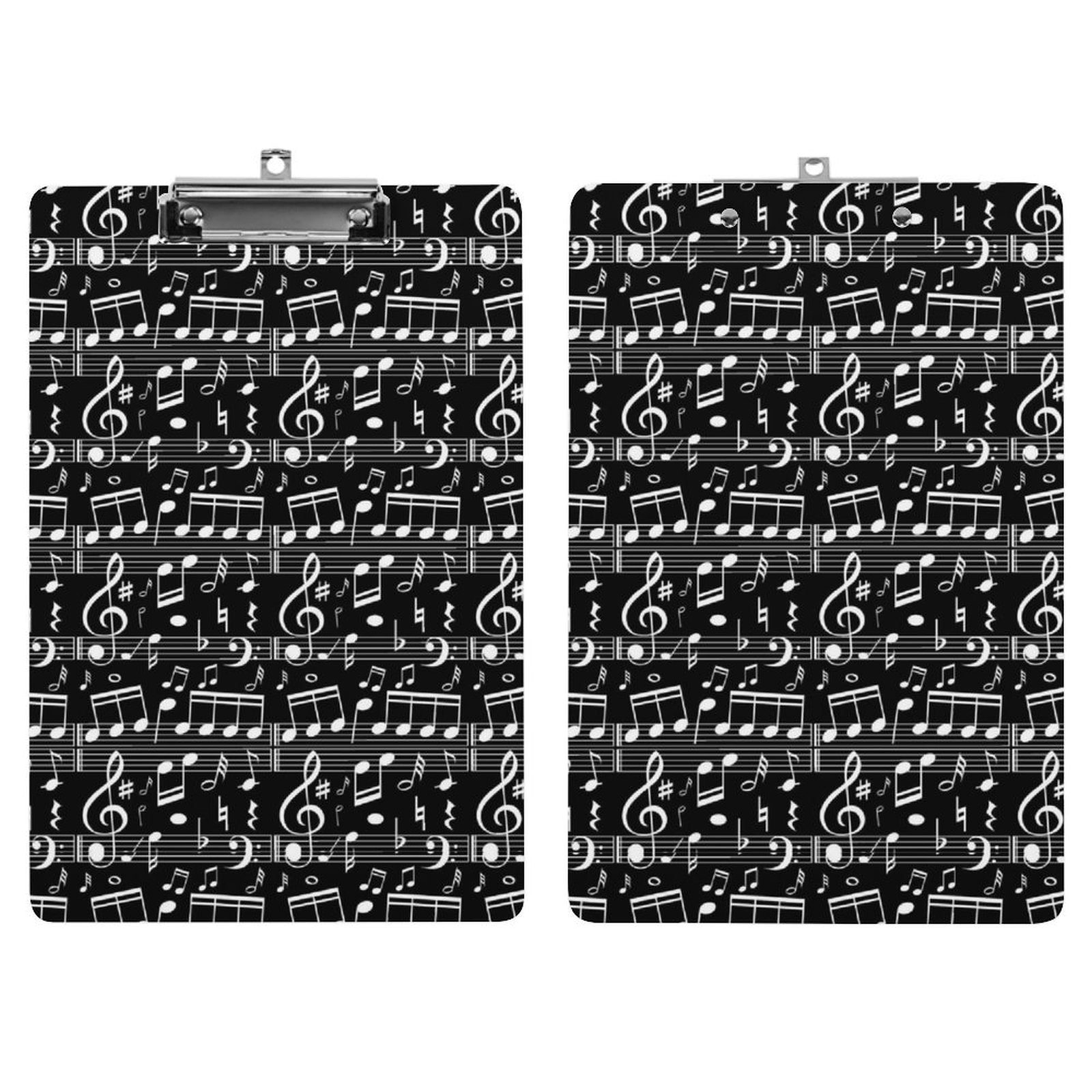 Music Scores Acrylic Clipboard