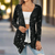 Tiny Music Notes Women's Knitted Cardigan