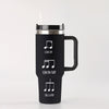 Funny Music Notes Tumbler With Handle (40oz)