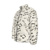 Music Beige Unisex Down Jacket