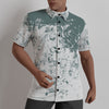 Green Music Print Men's Shirt