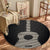 Guitar Dark Foldable Round Mat