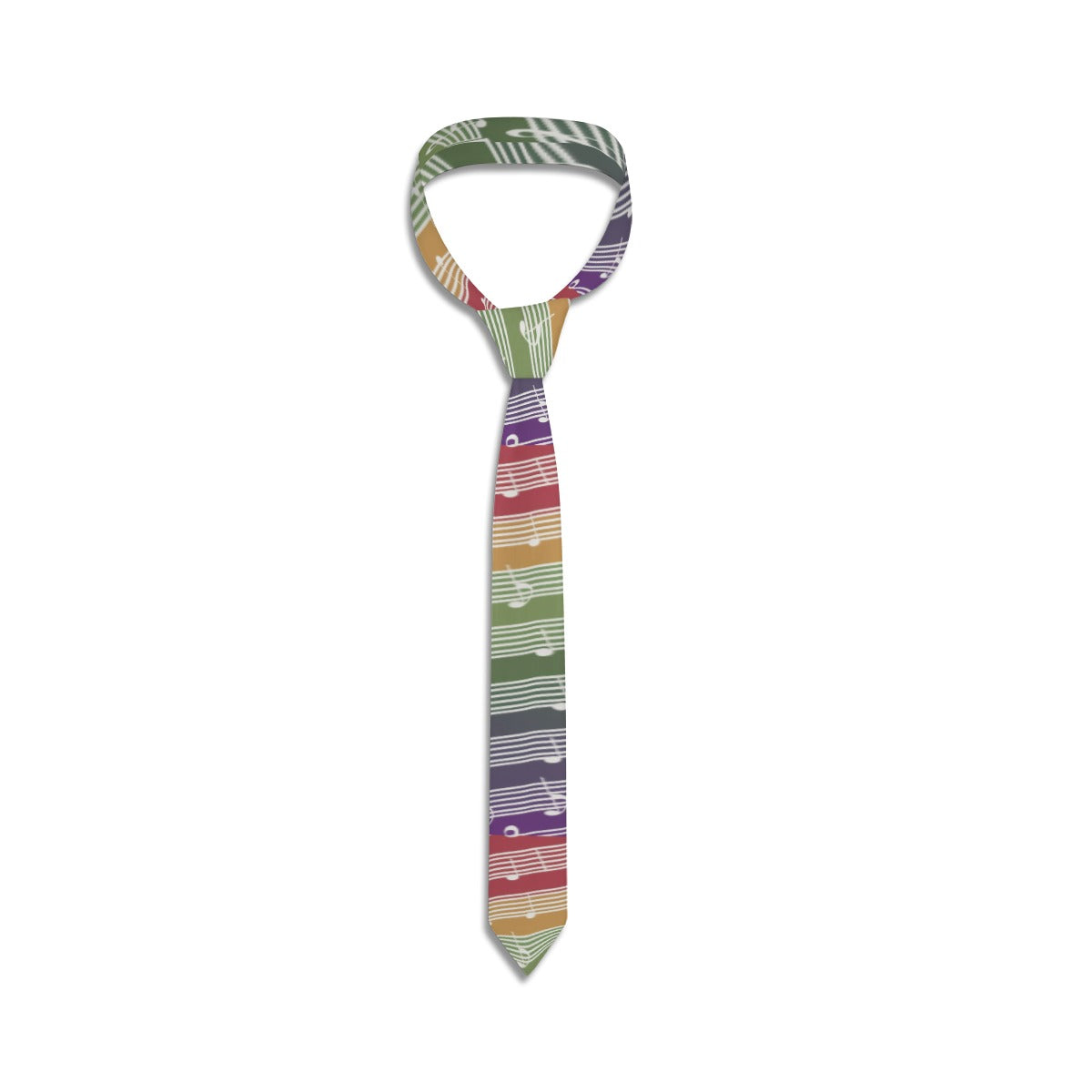 Rainbow Music Scores Tie