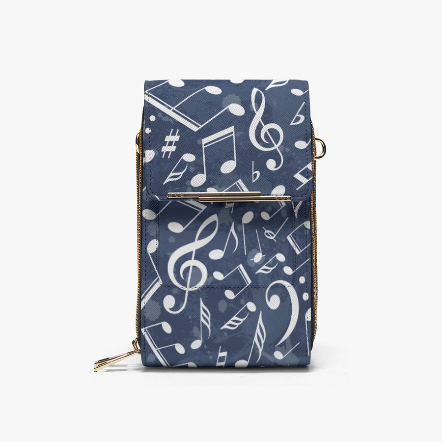Music Blue Mobile Phone Bag