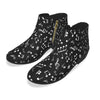 Classic Music Print Women's Short Boots