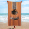 Classic Guitar Beach Towel