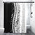 Minimalist Piano Keys & Music Shower Curtain