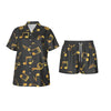 Music Gold Women's Short Sleeve Pajama Set