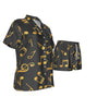 Music Gold Women's Short Sleeve Pajama Set