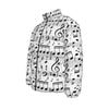 Music Scores Print Unisex Down Jacket