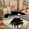 Classic Grand Piano Foldable Round Mat