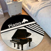 Classic Grand Piano Foldable Round Mat