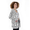 Music Scores Print Women's Pocket Cardigan