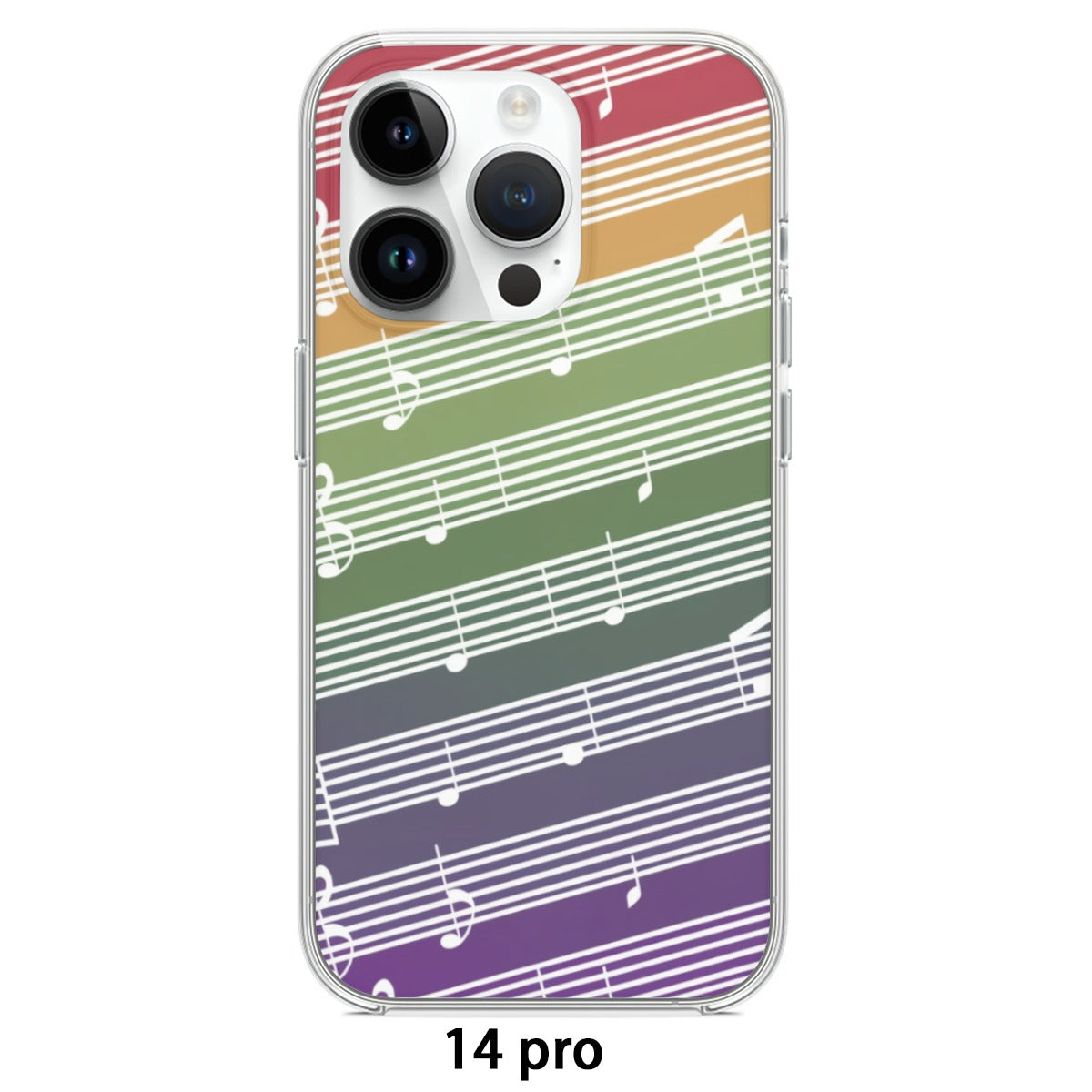 Music Rainbow iPhone Phone Case