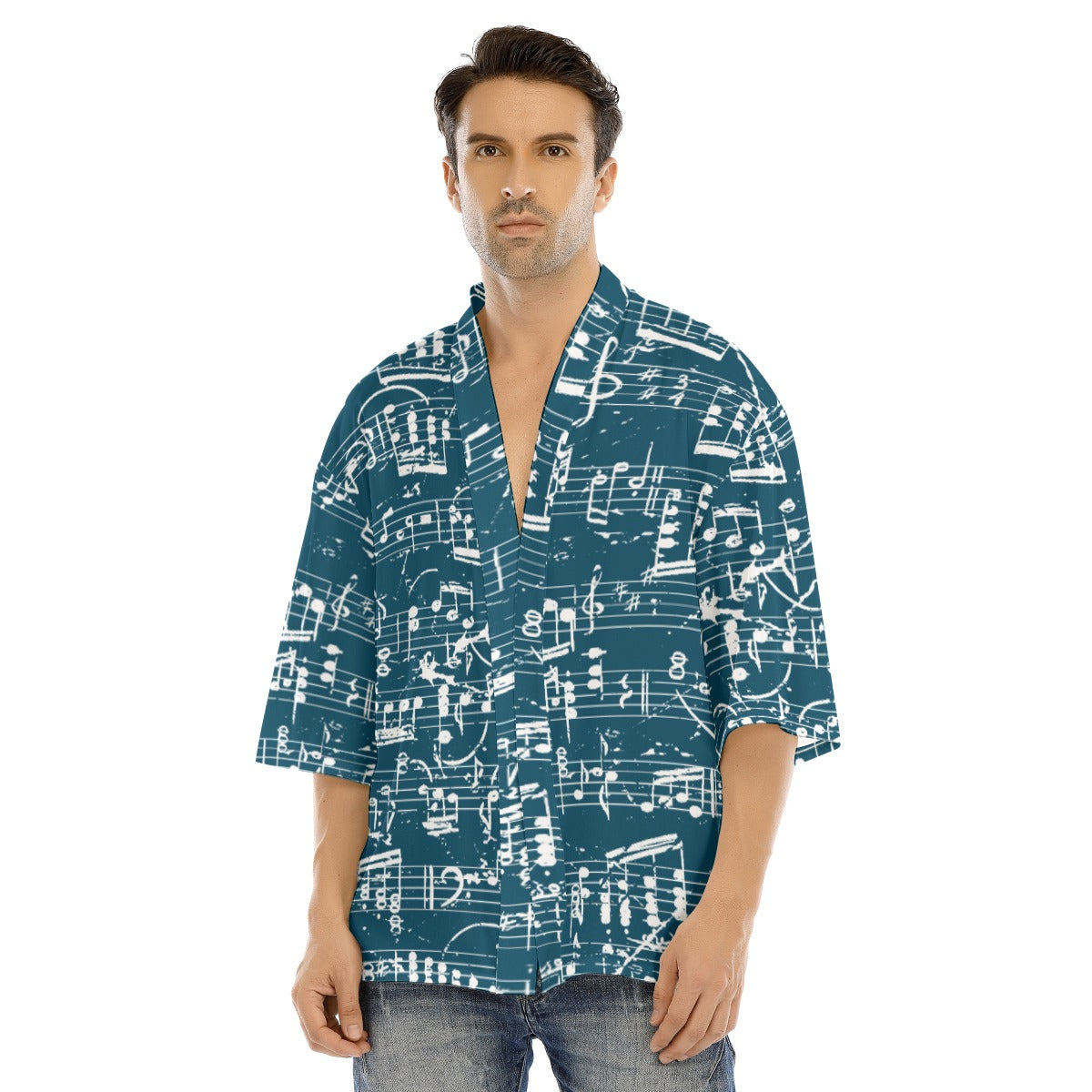 Music Ocean Men's Haori Jacket