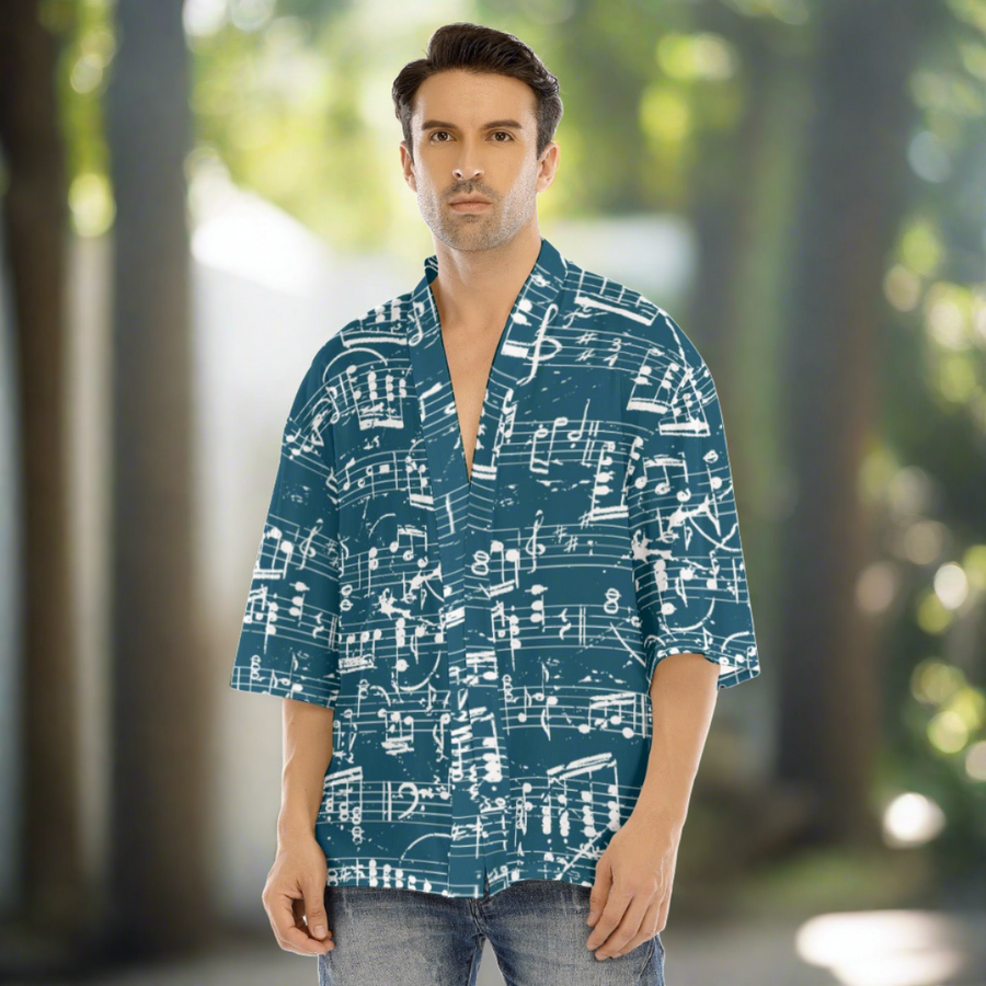 Music Ocean Men's Haori Jacket