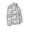 Music Scores Print Unisex Down Jacket