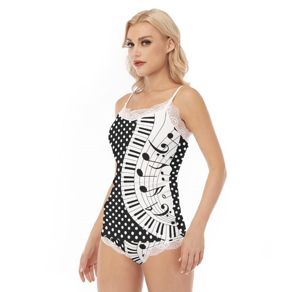 Piano & Dots Camisole & Panty Pajama Set