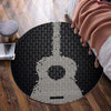 Guitar Dark Foldable Round Mat