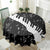 Piano & Music Print Waterproof Round Tablecloth