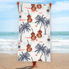 Double Bass Beach Towel