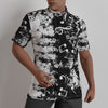 Black N White Music Print Men's Shirt