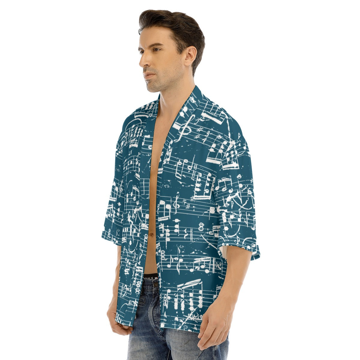 Music Ocean Men's Haori Jacket