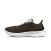 Brown Floral Piano Women's Running Shoes