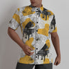 Grand Piano Yellow Print Men's Shirt