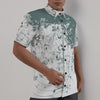 Green Music Print Men's Shirt