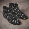 Classic Music Print Women's Short Boots