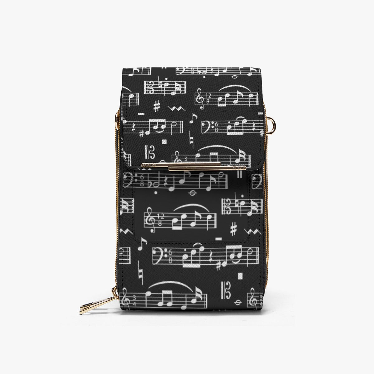 Music Pattern Mobile Phone Bag