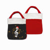 Sparkling Music Clef Christmas Reticule