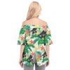 Grand Piano Chill Off-shoulder Back Split Top