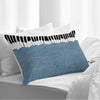 Piano & Denim Print Pillow Cover