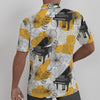 Grand Piano Yellow Print Men's Shirt