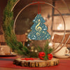 Green Music Christmas Tree Shaped Aluminium Pendant