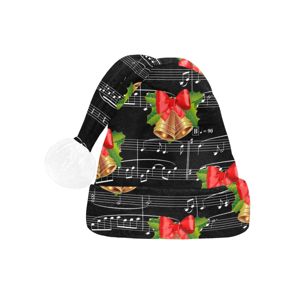 Music Christmas Bells Santa Hat