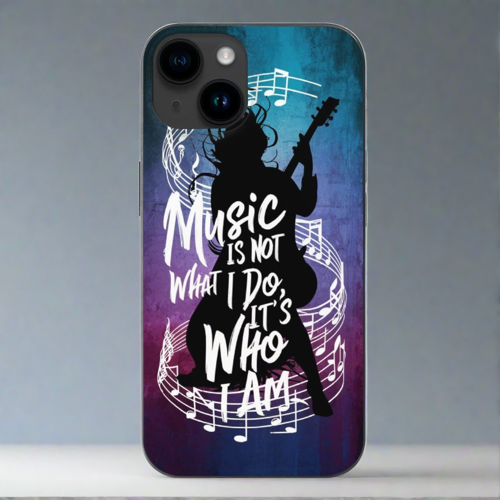 Guitarist & Music Quote iPhone Phone Case
