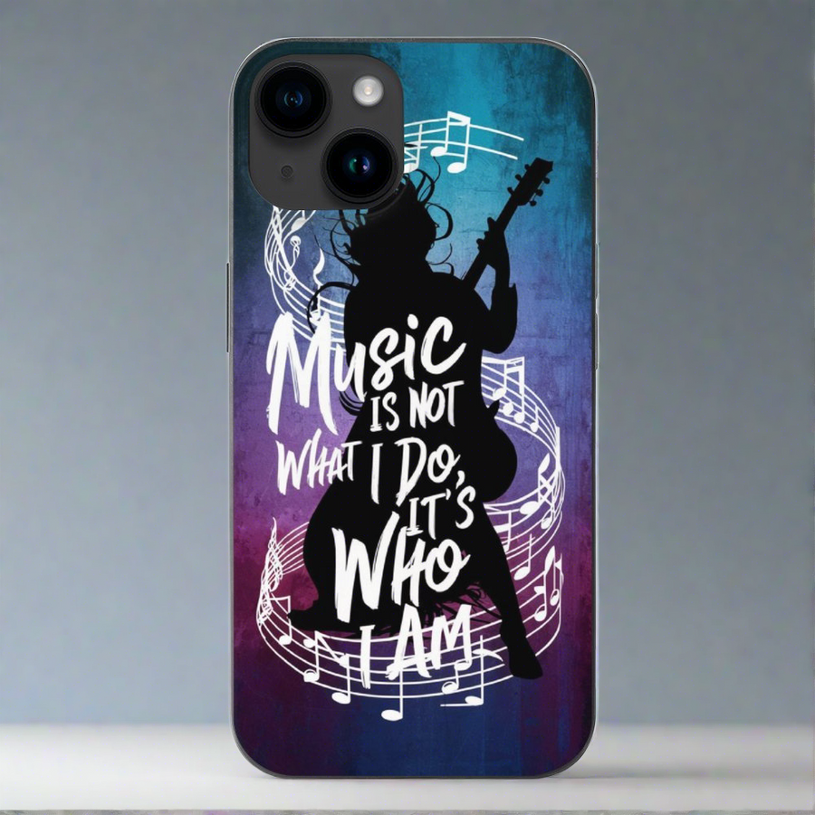 Guitarist & Music Quote iPhone Phone Case