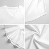 Elegant Music Women's Ruffled Sleeve Blouse