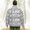 Music Scores Print Unisex Down Jacket